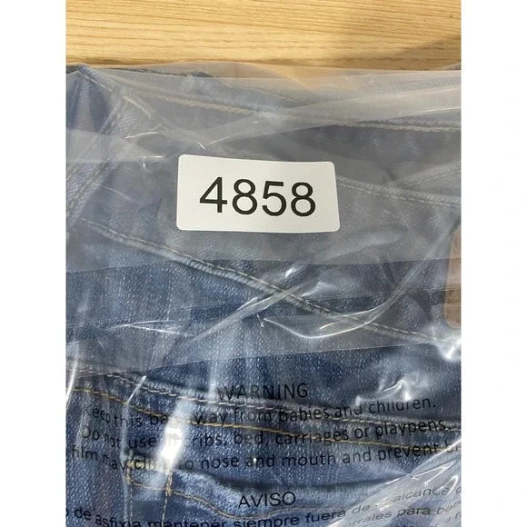 American Eagle Outfitters Artist Boot Stretch Jeans Women's Size 8 Blue Regular - Picture 10 of 10